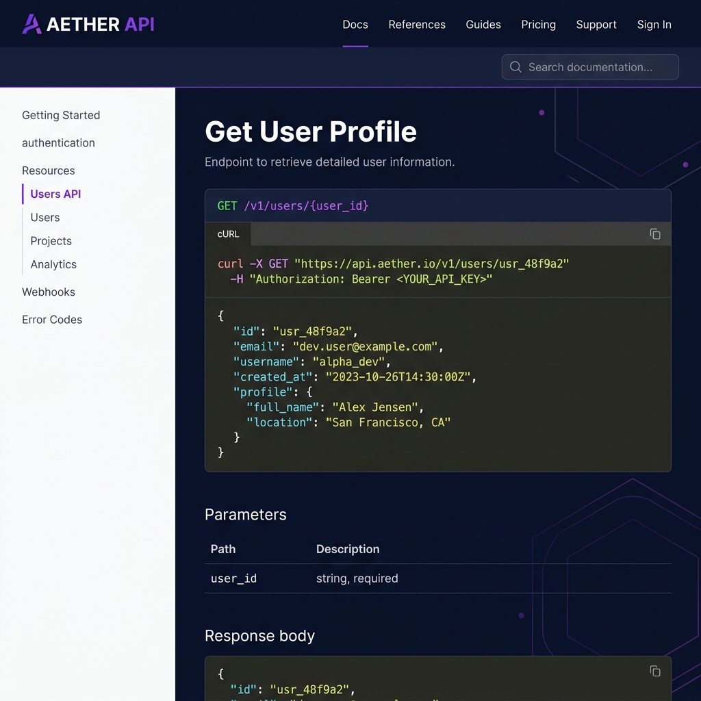 Vectra API — Developer Portal